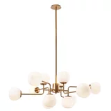 Candelabru Maytoni ERICH sticla alb 12x E14 - MOD221-PL-12-G
